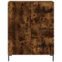 Aparador alto madera contrachapada roble ahumado 69,5x34x180 cm de vidaXL, Aparadores - Ref: Foro24-3198470, Precio: 185,74 €...