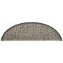 Selbstklebende Sisal-Stufenmatte 15 Stück Anthrazit 65x21x4cm von vidaXL, Treppenmatten - Ref: Foro24-326872, Preis: 82,39 €,...