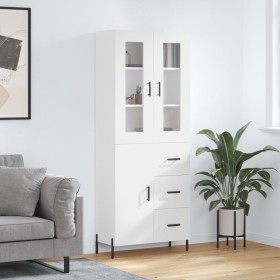 Aparador alto madera contrachapada blanco 69,5x34x180 cm von vidaXL, Sideboards - Ref: Foro24-3198473, Preis: 196,60 €, Rabat...