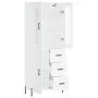 Aparador alto madera contrachapada blanco 69,5x34x180 cm by vidaXL, Sideboards - Ref: Foro24-3198473, Price: 191,00 €, Discou...