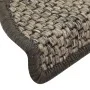 Selbstklebende Sisal-Stufenmatte 15 Stück Anthrazit 65x21x4cm von vidaXL, Treppenmatten - Ref: Foro24-326872, Preis: 82,39 €,...
