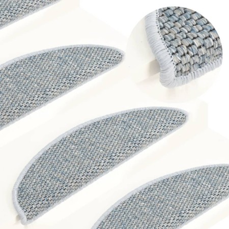 Selbstklebende Sisal-Stufenmatte 15 Stück blau 65x21x4 cm von vidaXL, Treppenmatten - Ref: Foro24-326874, Preis: 91,51 €, Rab...