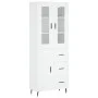 Hohes Sideboard Sperrholz weiß 69,5x34x180 cm von vidaXL, Sideboards - Ref: Foro24-3198481, Preis: 185,43 €, Rabatt: %