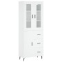Hohes Sideboard Sperrholz weiß 69,5x34x180 cm von vidaXL, Sideboards - Ref: Foro24-3198481, Preis: 187,94 €, Rabatt: %