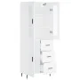 Hohes Sideboard Sperrholz weiß 69,5x34x180 cm von vidaXL, Sideboards - Ref: Foro24-3198481, Preis: 185,43 €, Rabatt: %