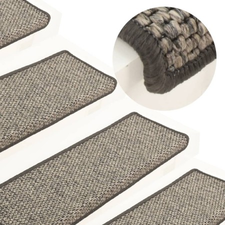 Alfombrilla autoadhesiva escalera 15 uds gris y beige 65x21x4cm by vidaXL, Stair mats - Ref: Foro24-326884, Price: 105,27 €, ...
