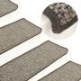 Selbstklebende Treppenmatte, 15 Stück, grau und beige, 65x21x4cm. von vidaXL, Treppenmatten - Ref: Foro24-326884, Preis: 103,...