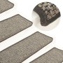 Selbstklebende Treppenmatte, 15 Stück, grau und beige, 65x21x4cm. von vidaXL, Treppenmatten - Ref: Foro24-326884, Preis: 105,...