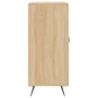 Aparador de madera de ingeniería roble Sonoma 90x34x80 cm