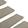 Selbstklebende Treppenmatte, 15 Stück, grau und beige, 65x21x4cm. von vidaXL, Treppenmatten - Ref: Foro24-326884, Preis: 103,...
