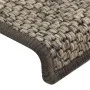 Selbstklebende Treppenmatte, 15 Stück, grau und beige, 65x21x4cm. von vidaXL, Treppenmatten - Ref: Foro24-326884, Preis: 103,...