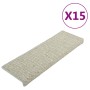Selbstklebende Sisal-Stufenmatte 15 Stück grau 65x21x4 cm von vidaXL, Treppenmatten - Ref: Foro24-326887, Preis: 103,20 €, Ra...