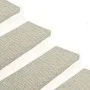 Selbstklebende Sisal-Stufenmatte 15 Stück grau 65x21x4 cm von vidaXL, Treppenmatten - Ref: Foro24-326887, Preis: 101,14 €, Ra...