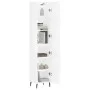Hohes Sideboard Sperrholz glänzend weiß 34,5x34x180 cm von vidaXL, Sideboards - Ref: Foro24-3198803, Preis: 115,83 €, Rabatt: %