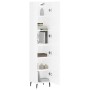 Hohes Sideboard Sperrholz glänzend weiß 34,5x34x180 cm von vidaXL, Sideboards - Ref: Foro24-3198803, Preis: 117,35 €, Rabatt: %