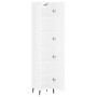 Hohes Sideboard Sperrholz glänzend weiß 34,5x34x180 cm von vidaXL, Sideboards - Ref: Foro24-3198803, Preis: 117,35 €, Rabatt: %