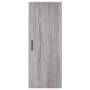 Aparador alto madera contrachapada gris Sonoma 34,5x34x180 cm by vidaXL, Sideboards - Ref: Foro24-3198807, Price: 110,16 €, D...