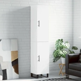 Tall white plywood sideboard 34.5x34x180 cm by vidaXL, Sideboards - Ref: Foro24-3198809, Price: 128,14 €, Discount: %