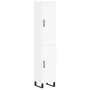 Tall white plywood sideboard 34.5x34x180 cm by vidaXL, Sideboards - Ref: Foro24-3198809, Price: 130,01 €, Discount: %