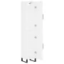 Hohes weißes Sperrholz-Sideboard 34,5 x 34 x 180 cm von vidaXL, Sideboards - Ref: Foro24-3198809, Preis: 128,13 €, Rabatt: %