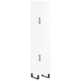 Aparador alto madera contrachapada blanco brillo 34,5x34x180 cm de vidaXL, Aparadores - Ref: Foro24-3198811, Precio: 138,35 €...
