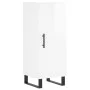 Aparador alto madera contrachapada blanco brillo 34,5x34x180 cm de vidaXL, Aparadores - Ref: Foro24-3198811, Precio: 132,06 €...