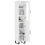 Aparador alto madera contrachapada blanco 34,5x34x180 cm de vidaXL, Aparadores - Ref: Foro24-3199193, Precio: 127,29 €, Descu...