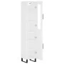 Aparador alto madera contrachapada blanco 34,5x34x180 cm de vidaXL, Aparadores - Ref: Foro24-3199193, Precio: 127,29 €, Descu...