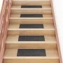 Alfombrilla autoadhesiva escalera 15 uds gris 60x25 cm by vidaXL, Stair mats - Ref: Foro24-326913, Price: 30,08 €, Discount: %