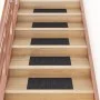 Selbstklebende Stufenmatte 15 Stück schwarz 60x25 cm von vidaXL, Treppenmatten - Ref: Foro24-326914, Preis: 35,10 €, Rabatt: %