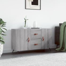 Aparador de madera de ingeniería gris Sonoma 100x36x60 cm Aparador de madera de ingeniería gris Sonoma 100x36x60 cm