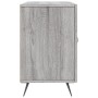 Aparador de madera de ingeniería gris Sonoma 100x36x60 cm