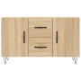 Aparador de madera de ingeniería roble Sonoma 100x36x60 cm