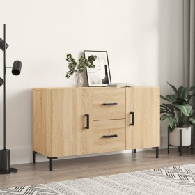 Aparador de madera de ingeniería roble Sonoma 100x36x60 cm Aparador de madera de ingeniería roble Sonoma 100x36x60 cm