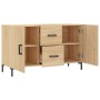 Aparador de madera de ingeniería roble Sonoma 100x36x60 cm