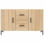 Aparador de madera de ingeniería roble Sonoma 100x36x60 cm