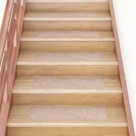Alfombrillas autoadhesivas escaleras 15 uds marrón 76x20 cm by vidaXL, Stair mats - Ref: Foro24-326924, Price: 42,93 €, Disco...