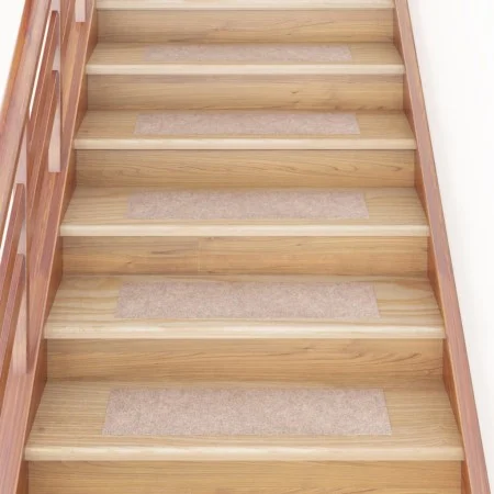 Alfombrillas autoadhesivas escaleras 15 uds marrón 76x20 cm by vidaXL, Stair mats - Ref: Foro24-326924, Price: 42,93 €, Disco...
