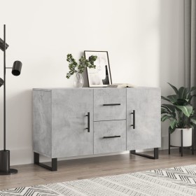 Aparador de madera de ingeniería gris hormigón 100x36x60 cm Aparador de madera de ingeniería gris hormigón 100x36x60 cm