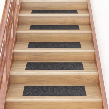 Self-adhesive stair mat 15 pcs gray 76x20 cm by vidaXL, Stair mats - Ref: Foro24-326925, Price: 28,53 €, Discount: %
