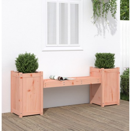 Bank mit Pflanzgefäßen aus massivem Douglasienholz 180x36x63cm von vidaXL, Gartenbänke - Ref: Foro24-825168, Preis: 125,55 €,...