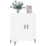 Hochglanzweißes Sperrholz-Sideboard 69,5 x 34 x 90 cm von vidaXL, Sideboards - Ref: Foro24-830198, Preis: 88,16 €, Rabatt: %