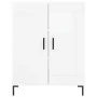 Glossy white plywood sideboard 69.5x34x90 cm by vidaXL, Sideboards - Ref: Foro24-830198, Price: 87,07 €, Discount: %
