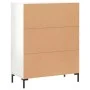 Hochglanzweißes Sperrholz-Sideboard 69,5 x 34 x 90 cm von vidaXL, Sideboards - Ref: Foro24-830198, Preis: 87,07 €, Rabatt: %