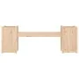 Bench with planters solid pine wood 180x36x63 cm by vidaXL, garden benches - Ref: Foro24-825163, Price: 127,72 €, Discount: %