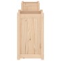 Banco con jardineras madera maciza de pino 180x36x63 cm de vidaXL, Bancos de jardín - Ref: Foro24-825163, Precio: 129,47 €, D...