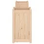 Bench with planters solid pine wood 180x36x63 cm by vidaXL, garden benches - Ref: Foro24-825163, Price: 127,72 €, Discount: %