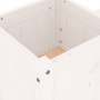 Bank mit Pflanzgefäßen massives Kiefernholz weiß 180x36x63 cm von vidaXL, Gartenbänke - Ref: Foro24-825164, Preis: 144,91 €, ...