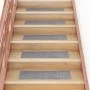 Self-adhesive stair mat 15 pcs light gray 76x20 cm by vidaXL, Stair mats - Ref: Foro24-326927, Price: 37,56 €, Discount: %