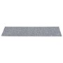 Alfombrilla autoadhesiva escalera 15 uds gris claro 76x20 cm de vidaXL, Alfombrillas para escalones - Ref: Foro24-326927, Pre...